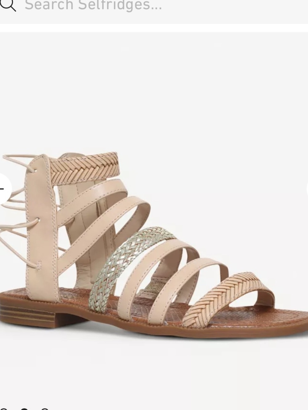 None West Xema  Strappy Braided Gladiator Sandals